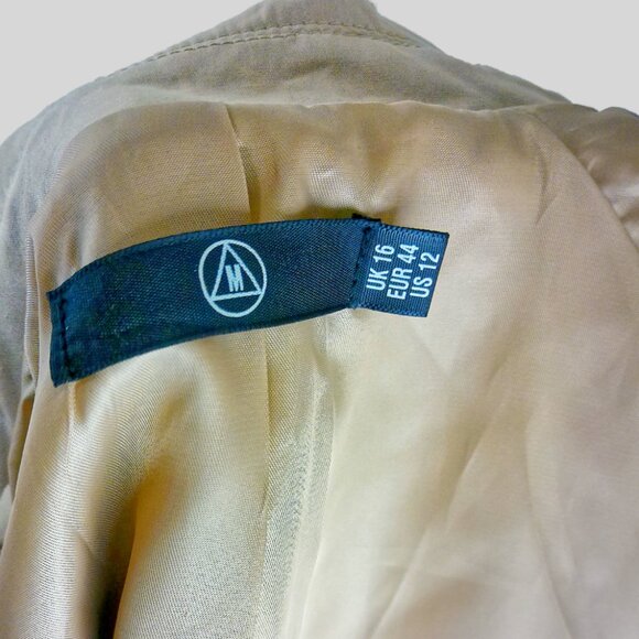 Misguided Double Breast Trench Coat - Picture 7 of 10